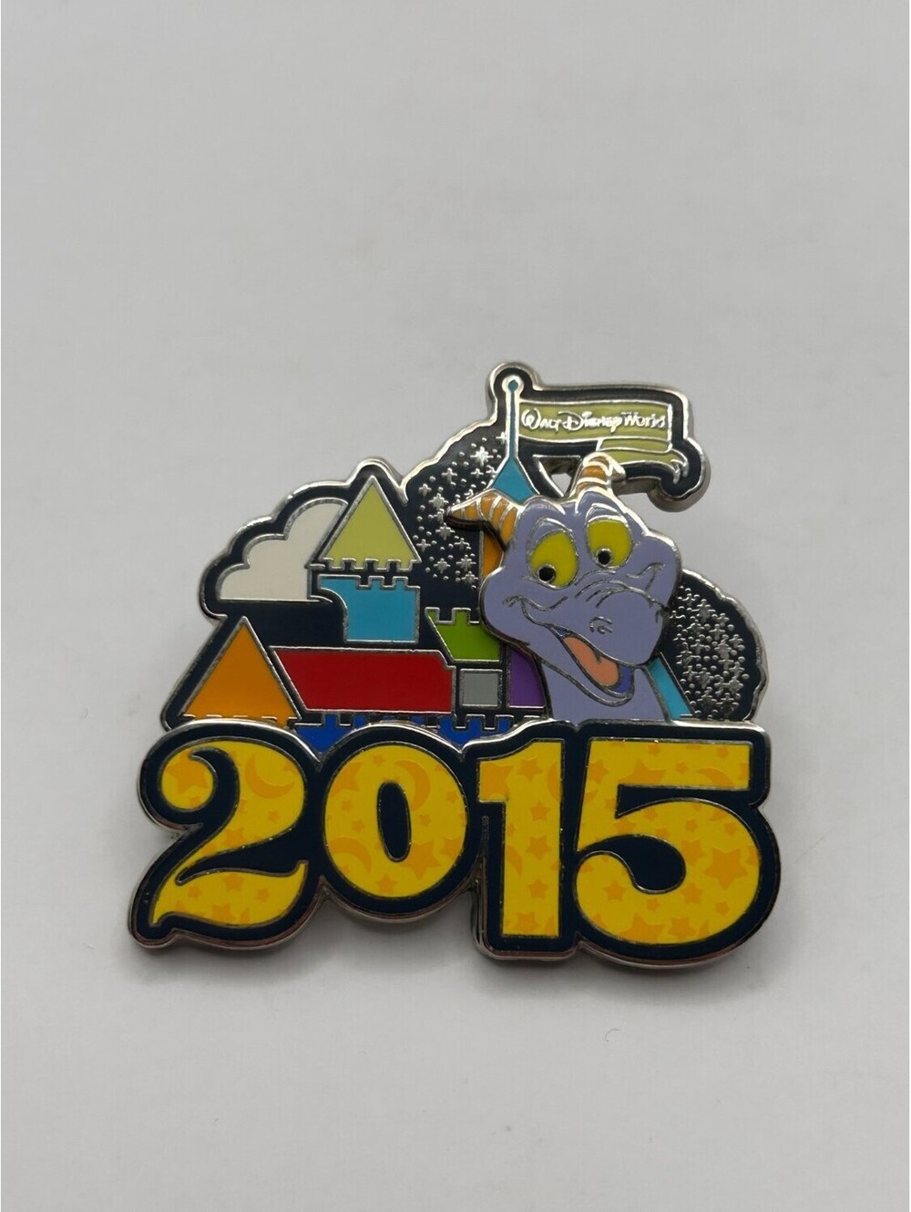 Disney Parks 2015 Figment Epcot Walt Disney World Castle Trading Pin